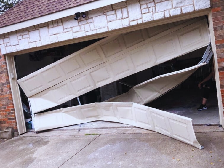 Hurricane garage doors